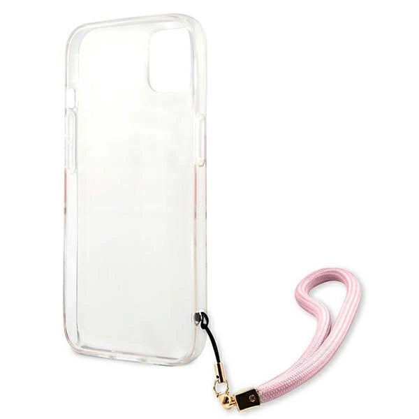 Guess GUHCP13SKCABPI iPhone 13 mini 5.4" pink/pink hardcase Camo Strap Collection_6