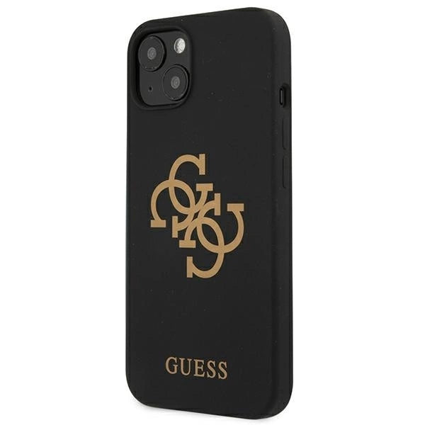 Guess GUHCP13SLS4GGBK iPhone 13 mini 5.4" black/black hard case Silicone 4G Logo_1