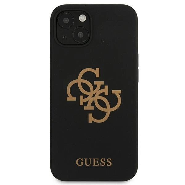 Guess GUHCP13SLS4GGBK iPhone 13 mini 5.4" black/black hard case Silicone 4G Logo_2