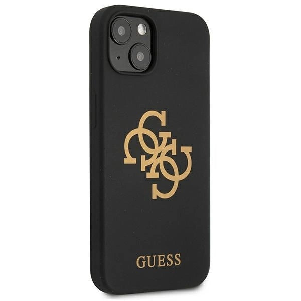 Guess GUHCP13SLS4GGBK iPhone 13 mini 5.4" black/black hard case Silicone 4G Logo_3