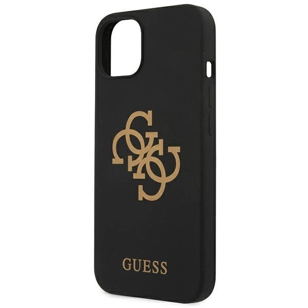 Guess GUHCP13SLS4GGBK iPhone 13 mini 5.4" black/black hard case Silicone 4G Logo_5