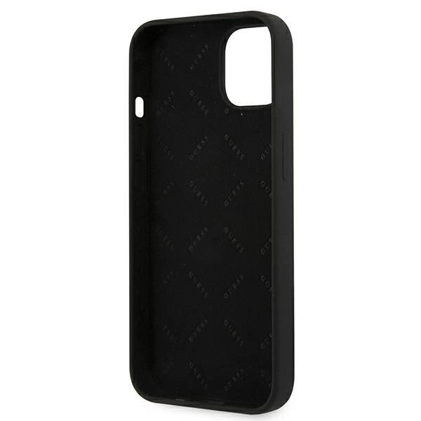 Guess GUHCP13SLS4GGBK iPhone 13 mini 5.4" black/black hard case Silicone 4G Logo_6