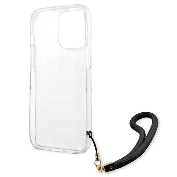 Guess GUHCP13XKCABBK iPhone 13 Pro Max 6.7" black/black hardcase Camo Strap Collection_6