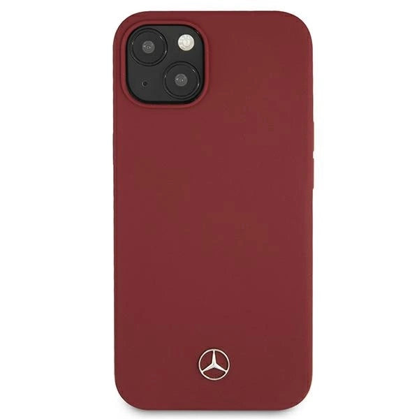 Mercedes MEHCP13SSILRE iPhone 13 mini 5,4" czerwony/red hardcase Silicone Line_2