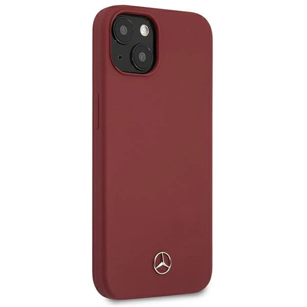 Mercedes MEHCP13SSILRE iPhone 13 mini 5,4" czerwony/red hardcase Silicone Line_3