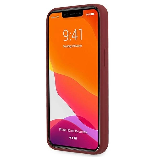 Mercedes MEHCP13SSILRE iPhone 13 mini 5,4" czerwony/red hardcase Silicone Line_4