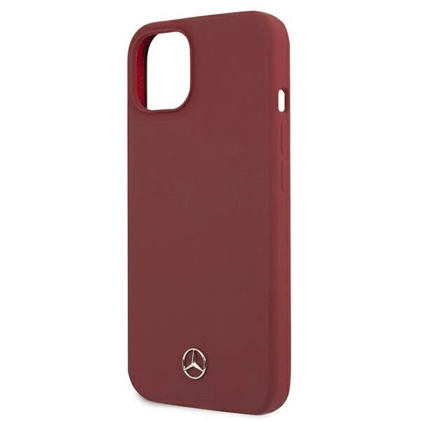 Mercedes MEHCP13SSILRE iPhone 13 mini 5,4" czerwony/red hardcase Silicone Line_5