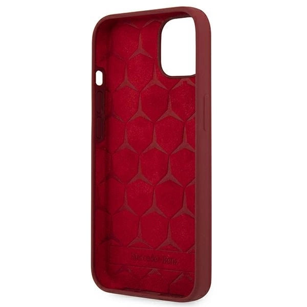 Mercedes MEHCP13SSILRE iPhone 13 mini 5,4" czerwony/red hardcase Silicone Line_6