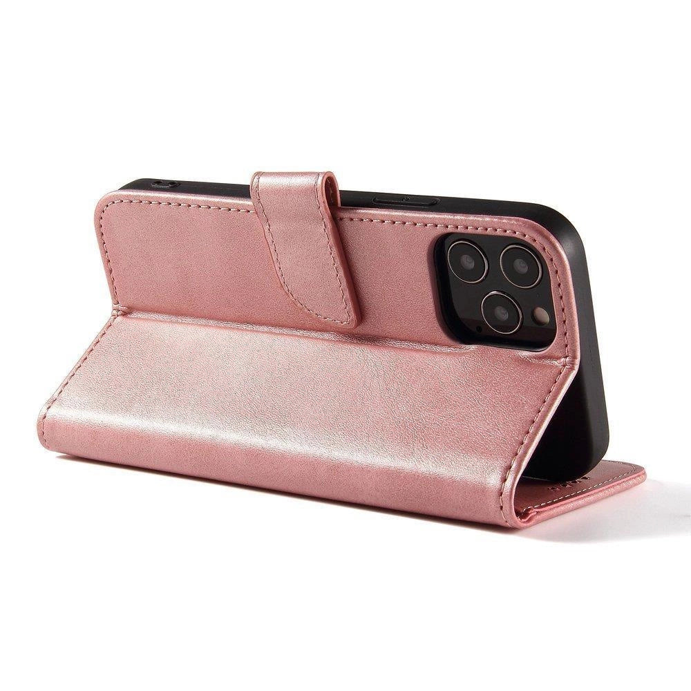 Magnet Case elegant case case cover with a flap and stand function Poco M4 Pro 5G pink_3