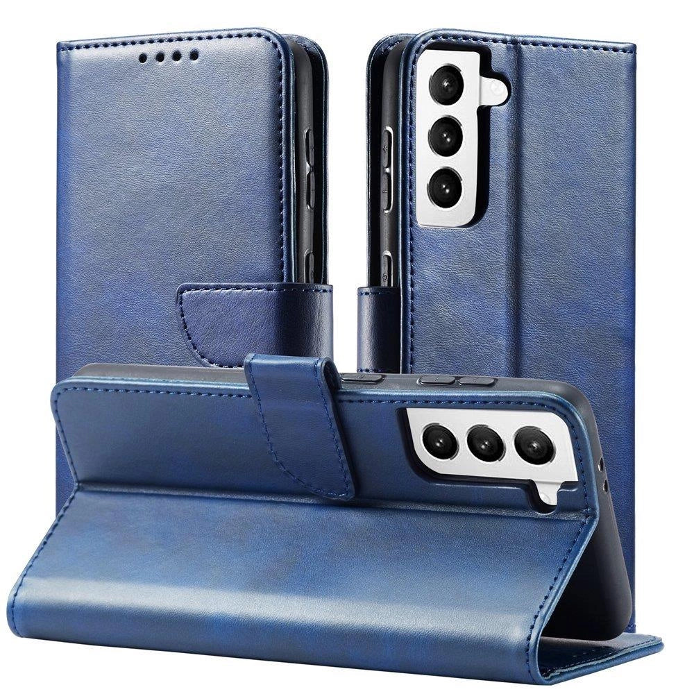 Magnet Case Elegant Case Cover Flip Cover Samsung Galaxy S22 + (S22 Plus) Blue_16