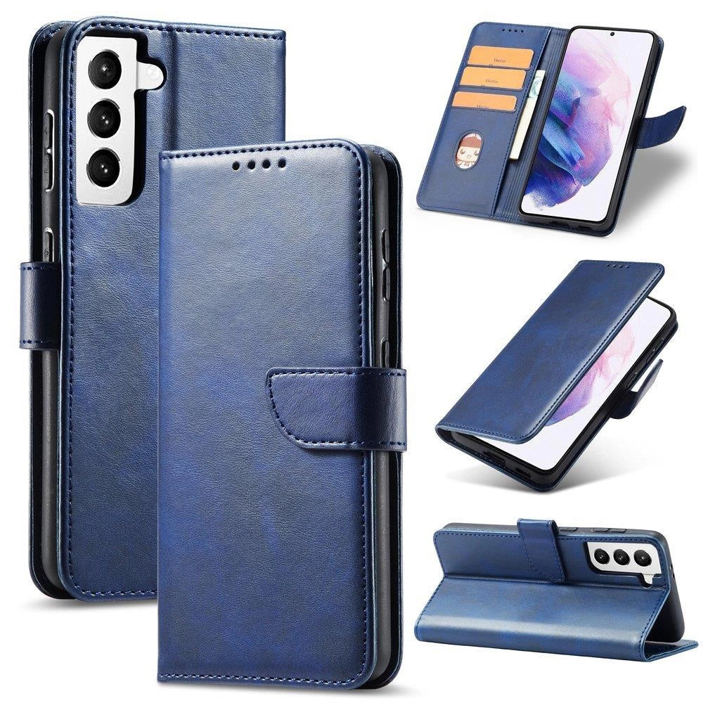 Magnet Case Elegant Case Cover Flip Cover Samsung Galaxy S22 + (S22 Plus) Blue_17