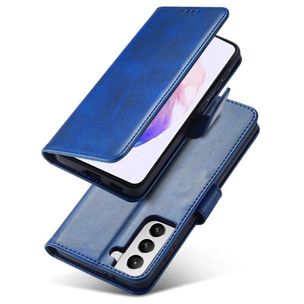Magnet Case Elegant Case Cover Flip Cover Samsung Galaxy S22 + (S22 Plus) Blue_18