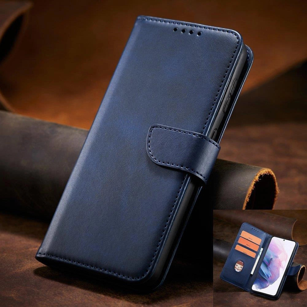 Magnet Case Elegant Case Cover Flip Cover Samsung Galaxy S22 + (S22 Plus) Blue_19