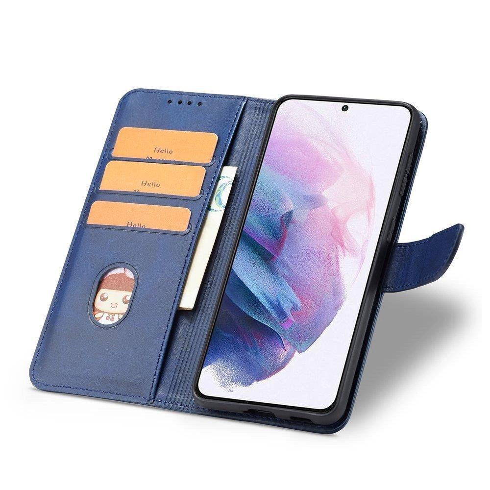 Magnet Case Elegant Case Cover Flip Cover Samsung Galaxy S22 + (S22 Plus) Blue_3