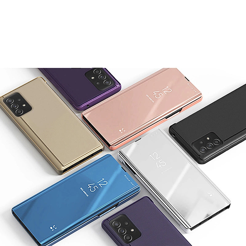 Clear View Case Flip Cover for Samsung Galaxy A53 5G black_3