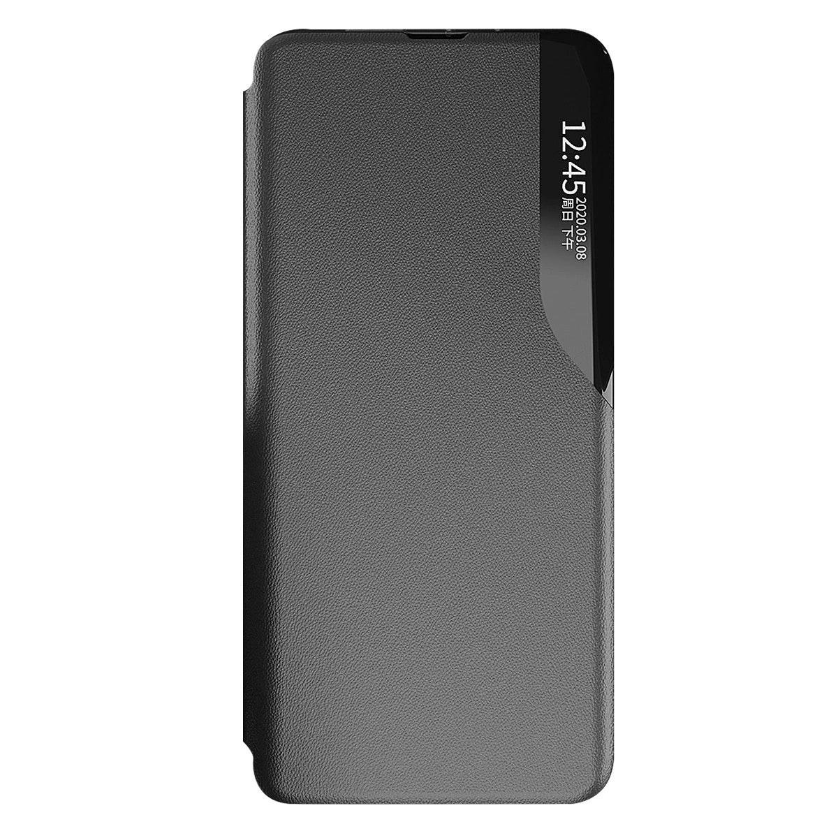 Eco Leather View Case elegant case with a flip cover and stand function for Samsung Galaxy S22 + (S22 Plus) blue_3