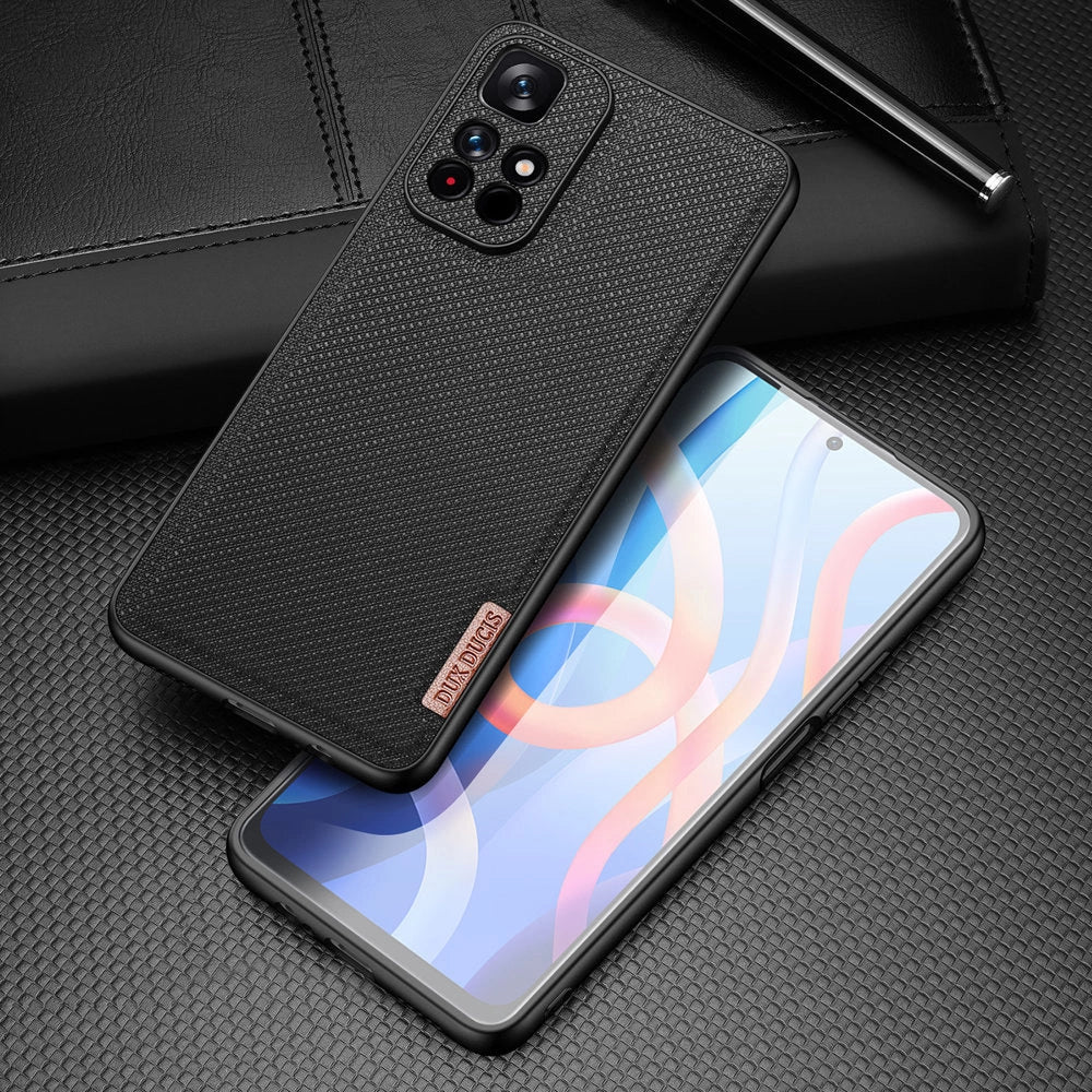 Dux Ducis Fino case cover covered with nylon material Poco M4 Pro 5G black_1