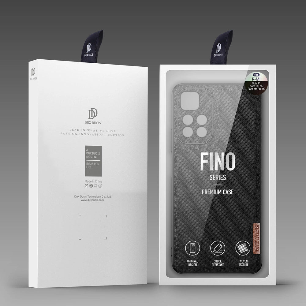 Dux Ducis Fino case cover covered with nylon material Poco M4 Pro 5G black_4