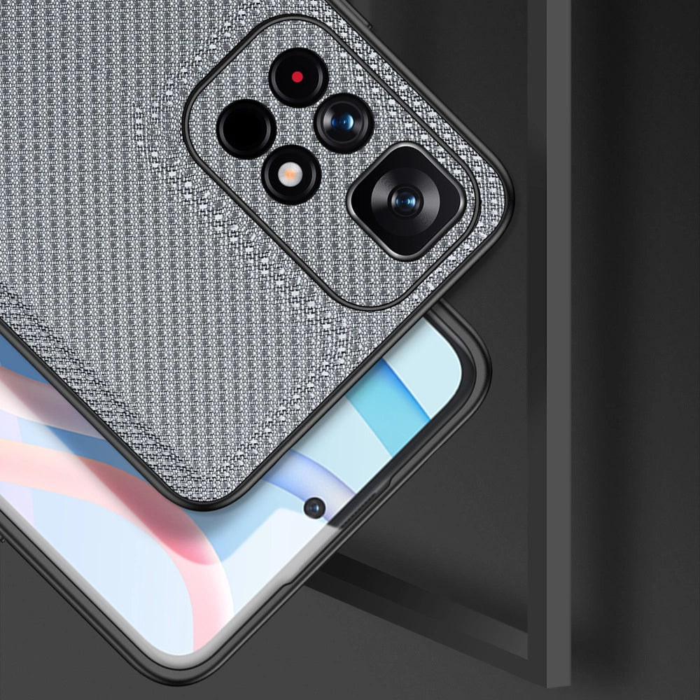 Dux Ducis Fino case cover covered with nylon material Poco M4 Pro 5G blue_3