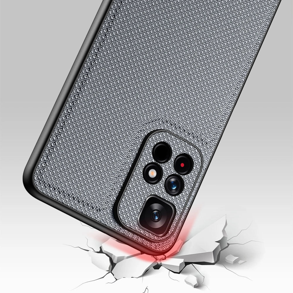 Dux Ducis Fino case cover covered with nylon material Poco M4 Pro 5G blue_5