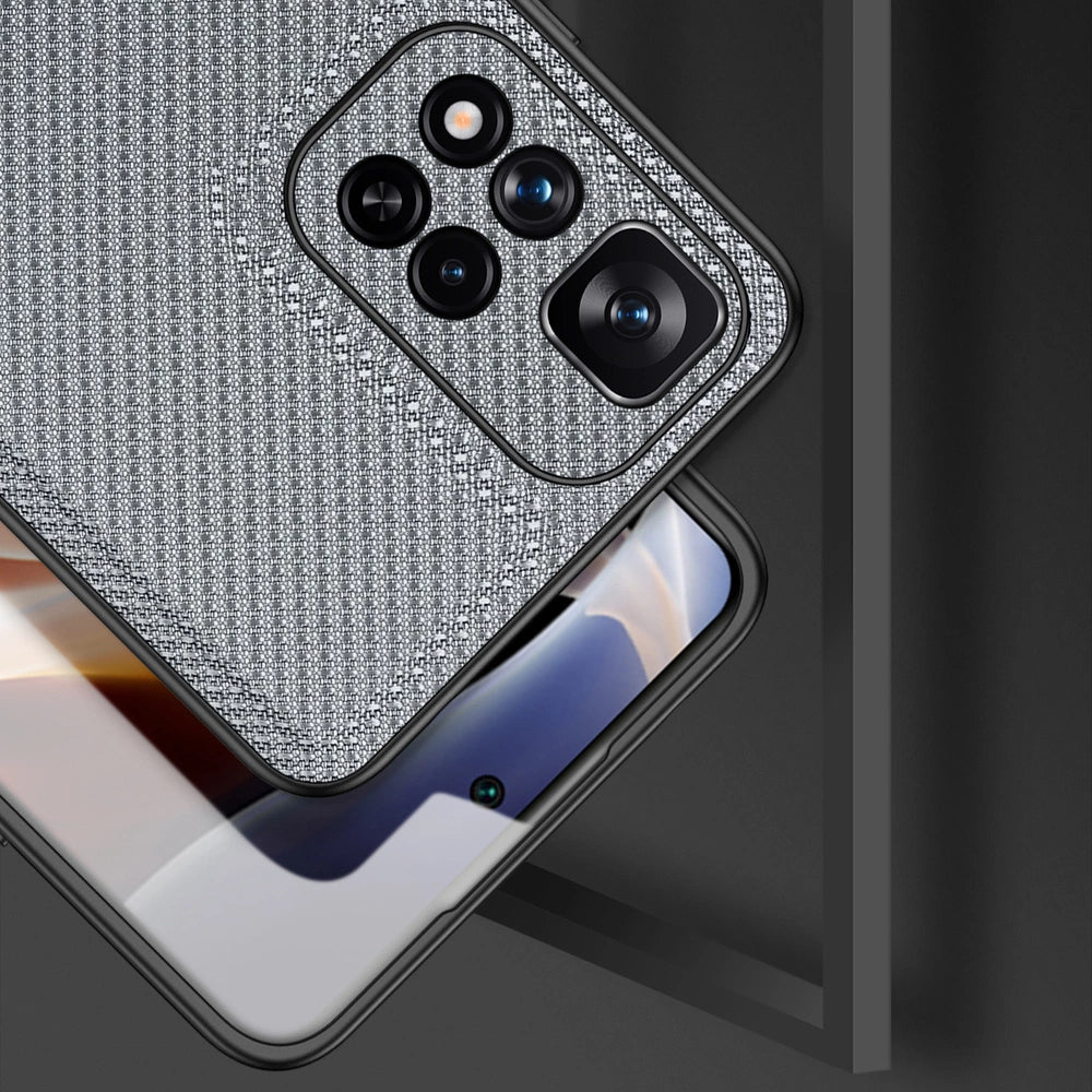 Dux Ducis Fino case nylon covered cover Xiaomi Redmi Note 11 Pro+ 5G (China) / 11 Pro 5G (China) / Mi11i HyperCharge / Poco X4 NFC 5G blue_3