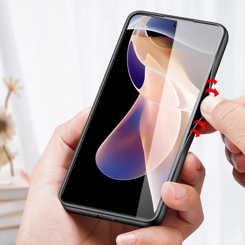Dux Ducis Fino case nylon covered cover Xiaomi Redmi Note 11 Pro+ 5G (China) / 11 Pro 5G (China) / Mi11i HyperCharge / Poco X4 NFC 5G blue_7