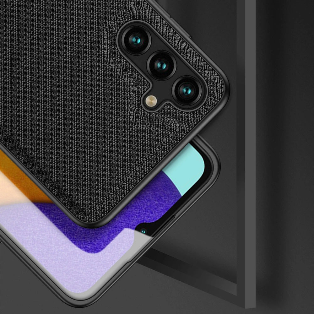 Dux Ducis Fino case is nylon covered Samsung Galaxy A13 5G black_3