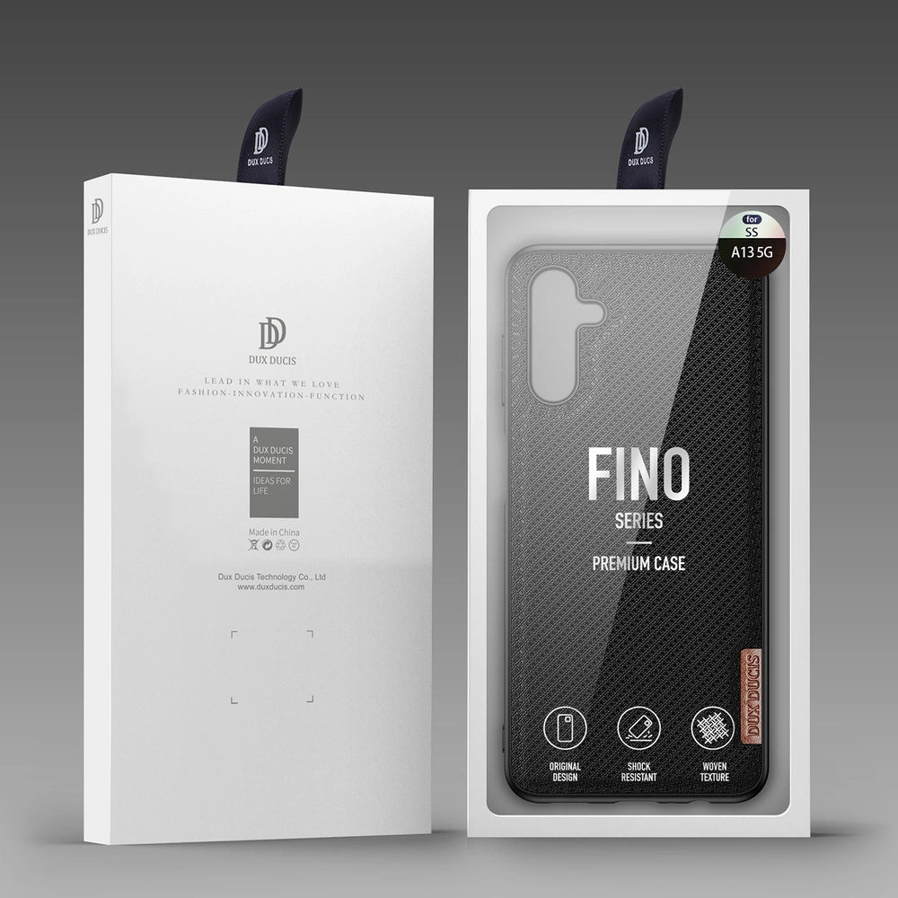 Dux Ducis Fino case is nylon covered Samsung Galaxy A13 5G black_4