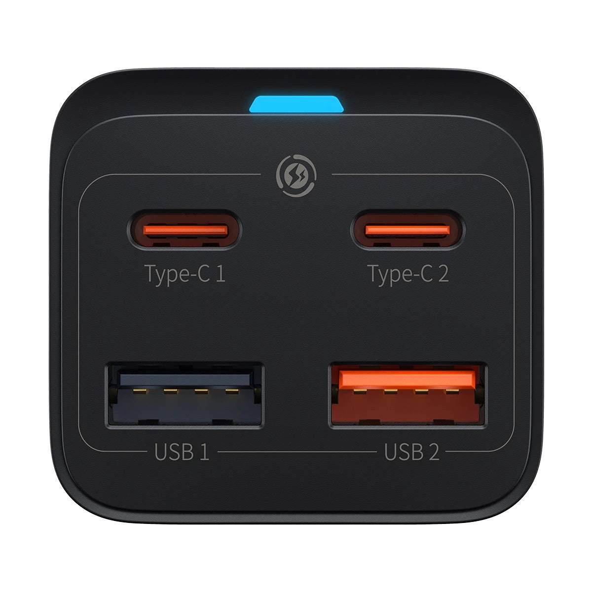 Baseus GaN3 Pro fast charger GaN 2 x USB Type C / 2 x USB 65W PD, QC4.0+, AFC, PPS + cable USB Type C - USB Type C 1m black (CCGP040101)_4
