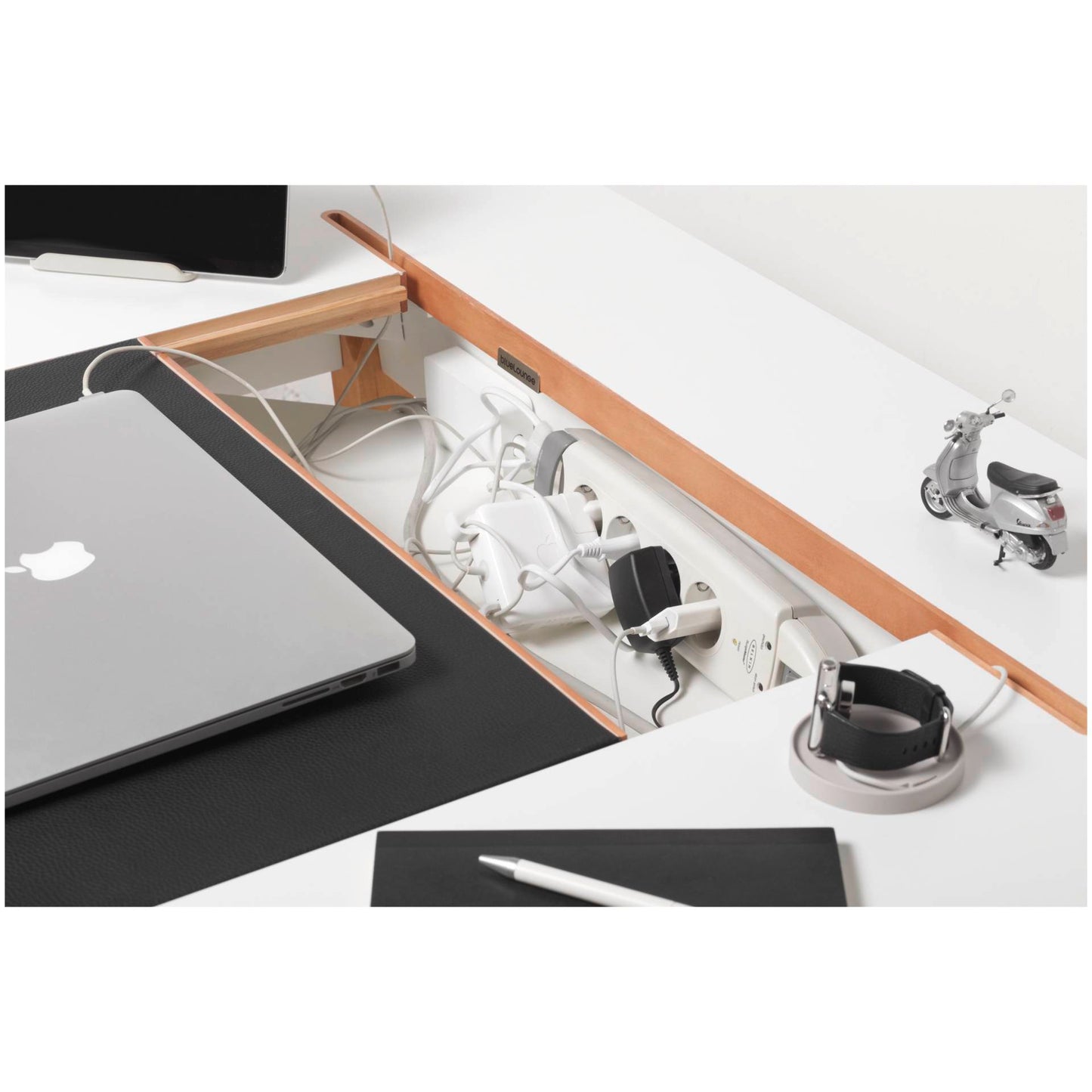 Secretária Bluelounge Branca Studiodesk 2 BLUSD2-WH_6