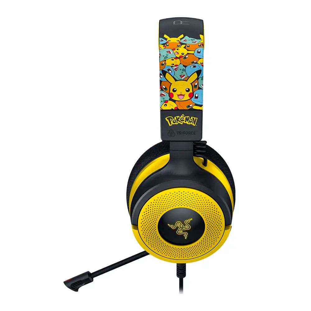 Headset Razer Kraken V4 X 7.1 Surround Wired Pokémon Kanto Starters Edition