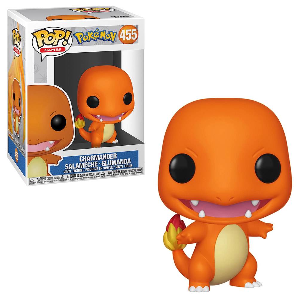 Figura Funko Pop! Games Vinyl: Pokémon - Charmander | #455