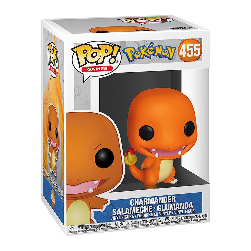 Figura Funko Pop! Games Vinyl: Pokémon - Charmander | #455