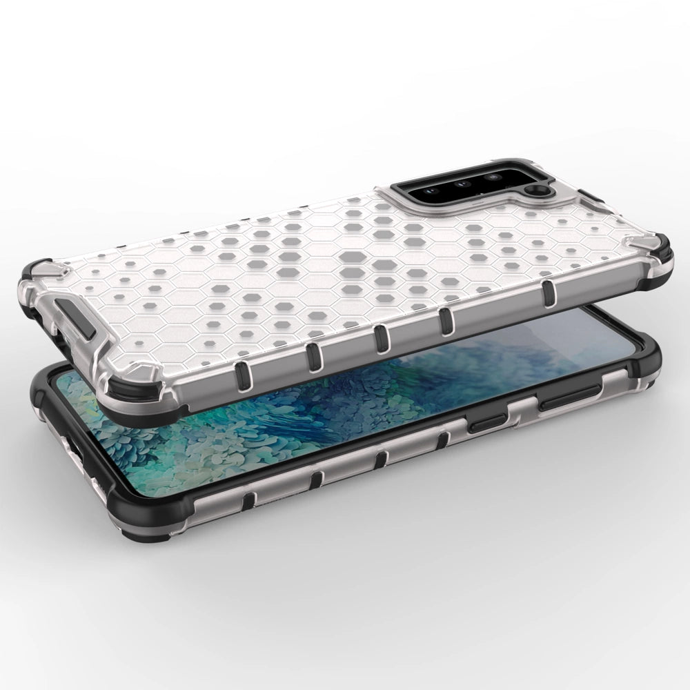 Honeycomb case armored cover with a gel frame for Samsung Galaxy S22 + (S22 Plus) blue_2