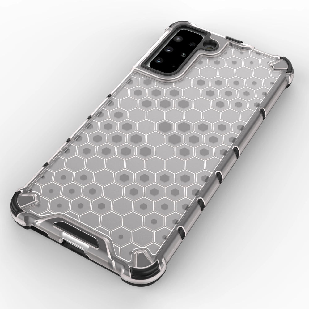Honeycomb case armored cover with a gel frame for Samsung Galaxy S22 + (S22 Plus) blue_3