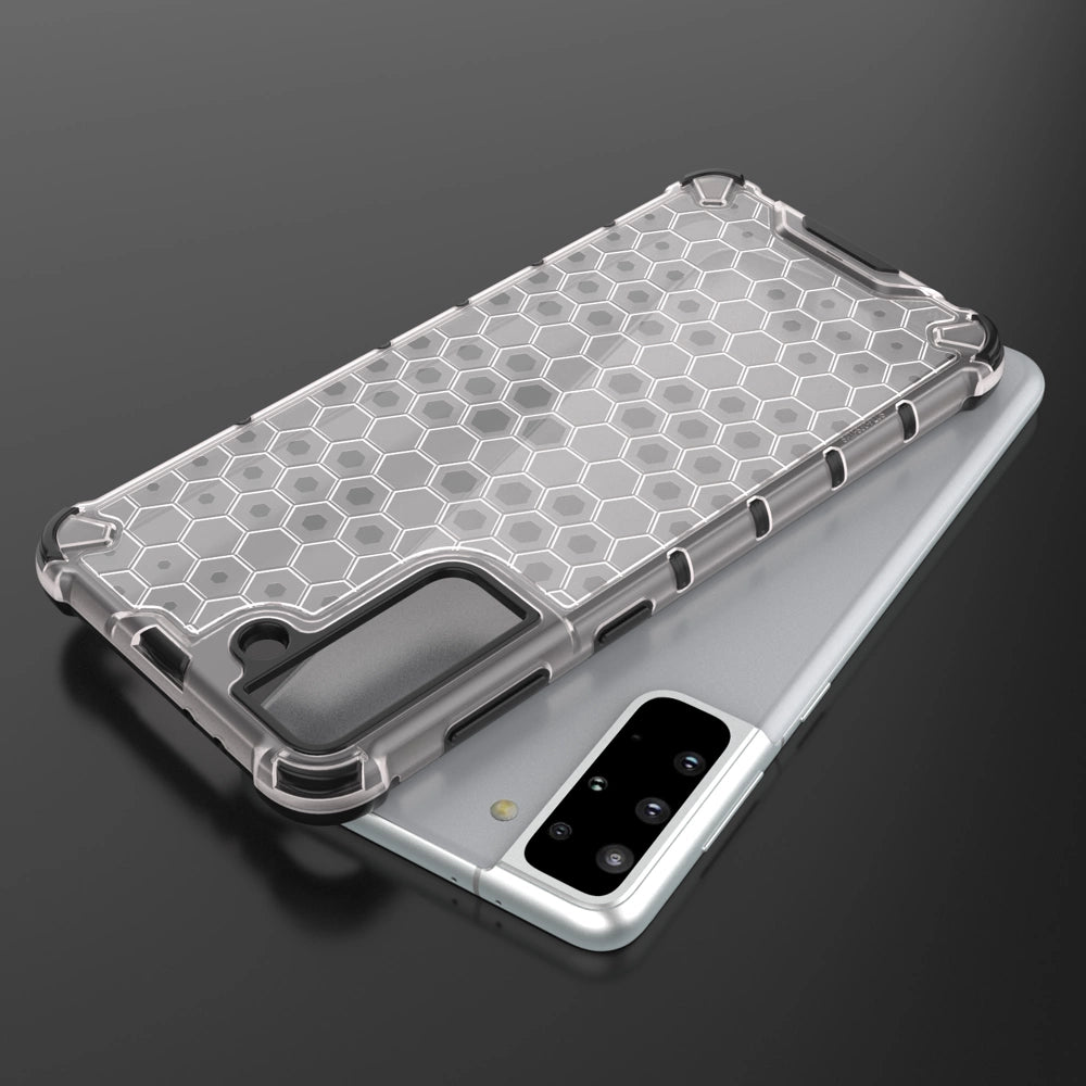 Honeycomb case armored cover with a gel frame for Samsung Galaxy S22 + (S22 Plus) blue_7