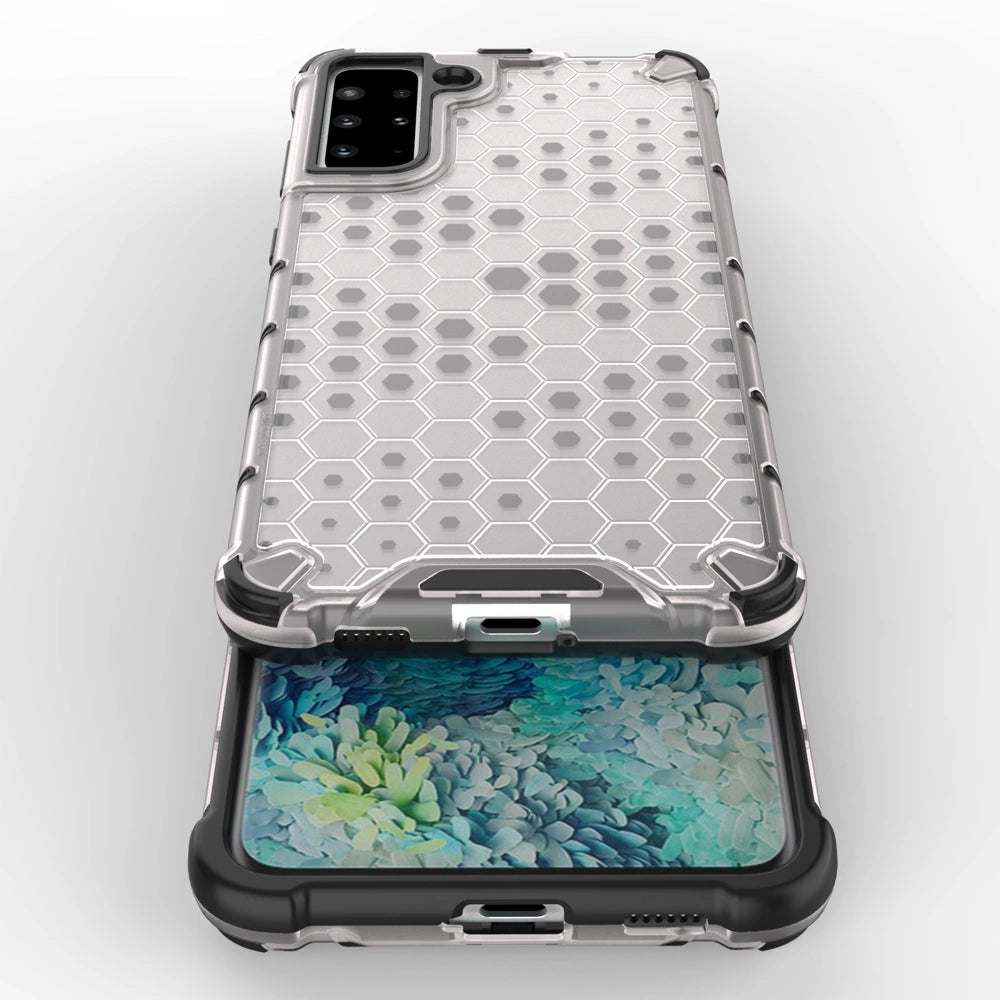 Honeycomb case armored cover with a gel frame for Samsung Galaxy S22 + (S22 Plus) blue_8