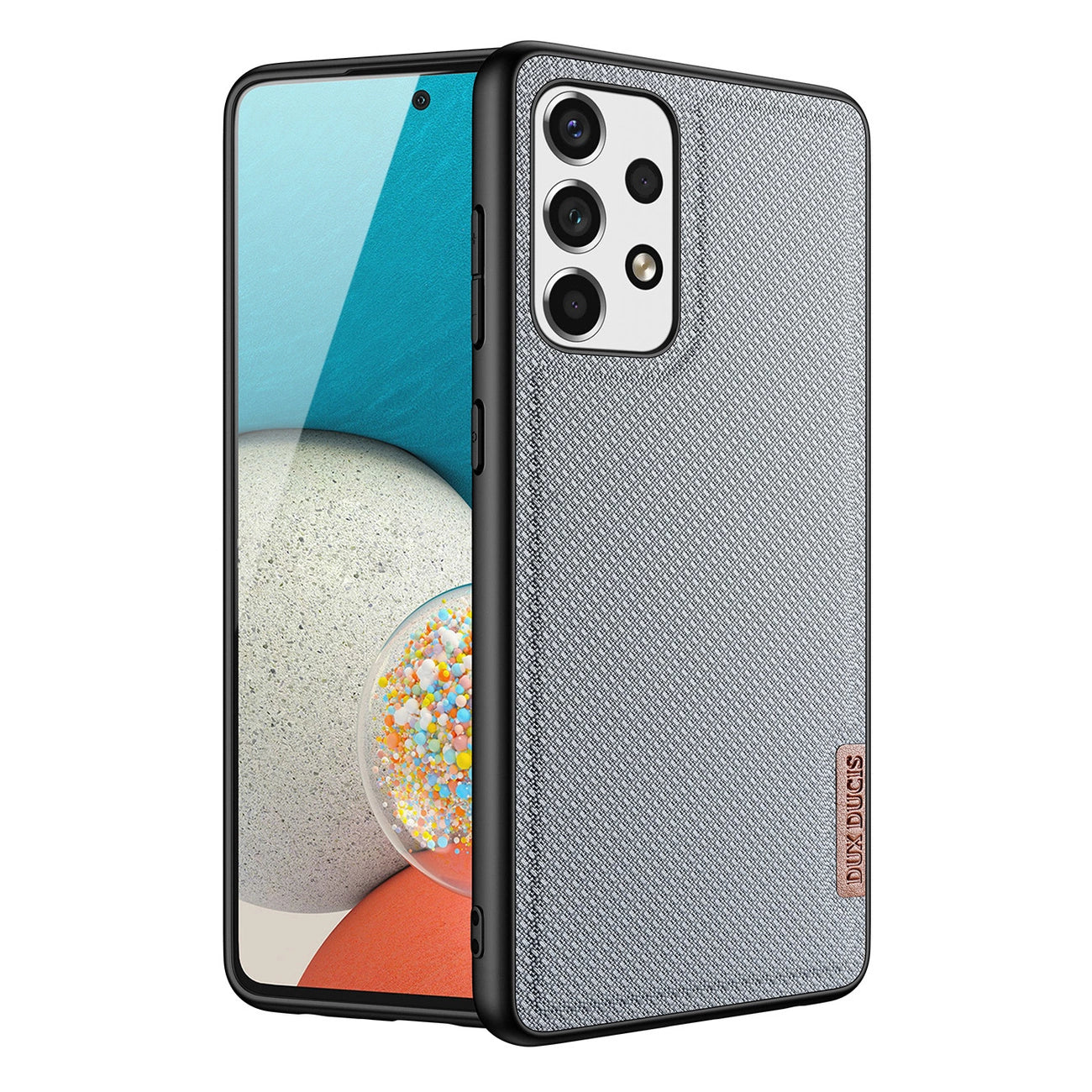 Dux Ducis Fino case is made of nylon material for Samsung Galaxy A73 blue_0