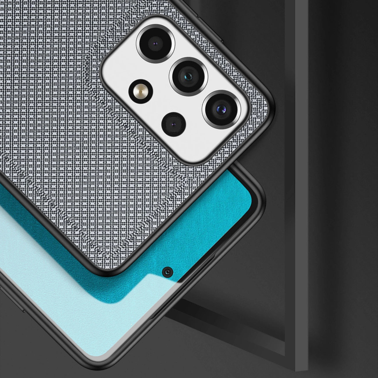 Dux Ducis Fino case is made of nylon material for Samsung Galaxy A73 blue_3