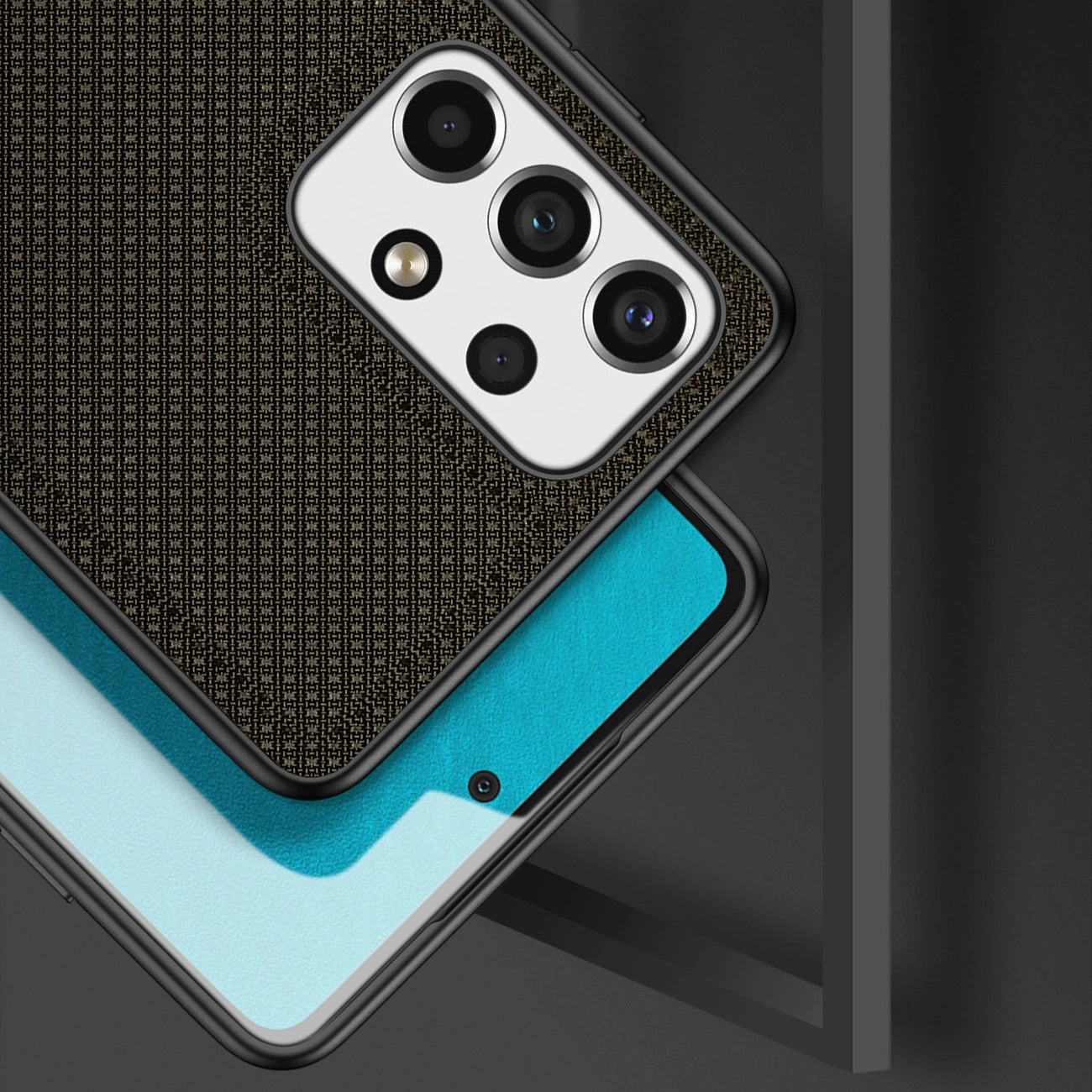 Dux Ducis Fino case is made of nylon material for Samsung Galaxy A73 green_3