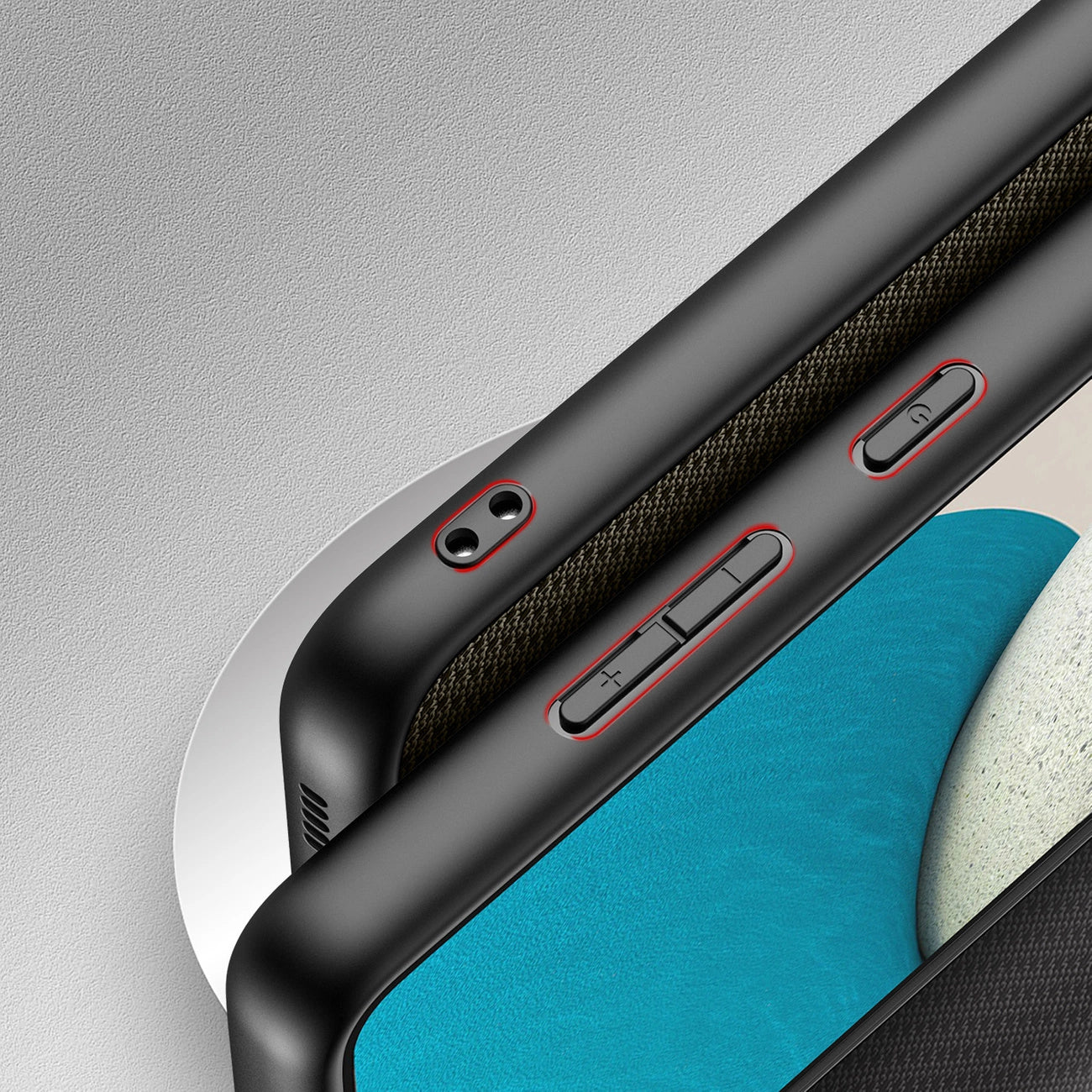 Dux Ducis Fino case is made of nylon material for Samsung Galaxy A73 green_6