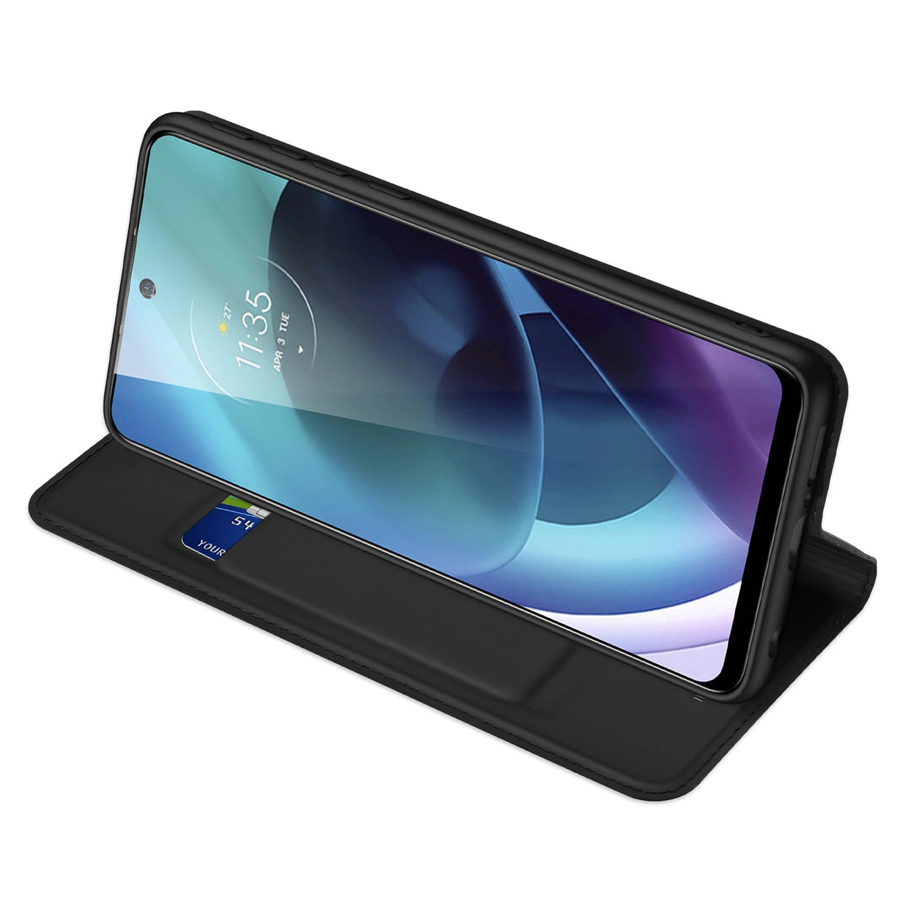 Dux Ducis Skin Pro Holster Case Cover with Flap Motorola Moto G71 5G black_9
