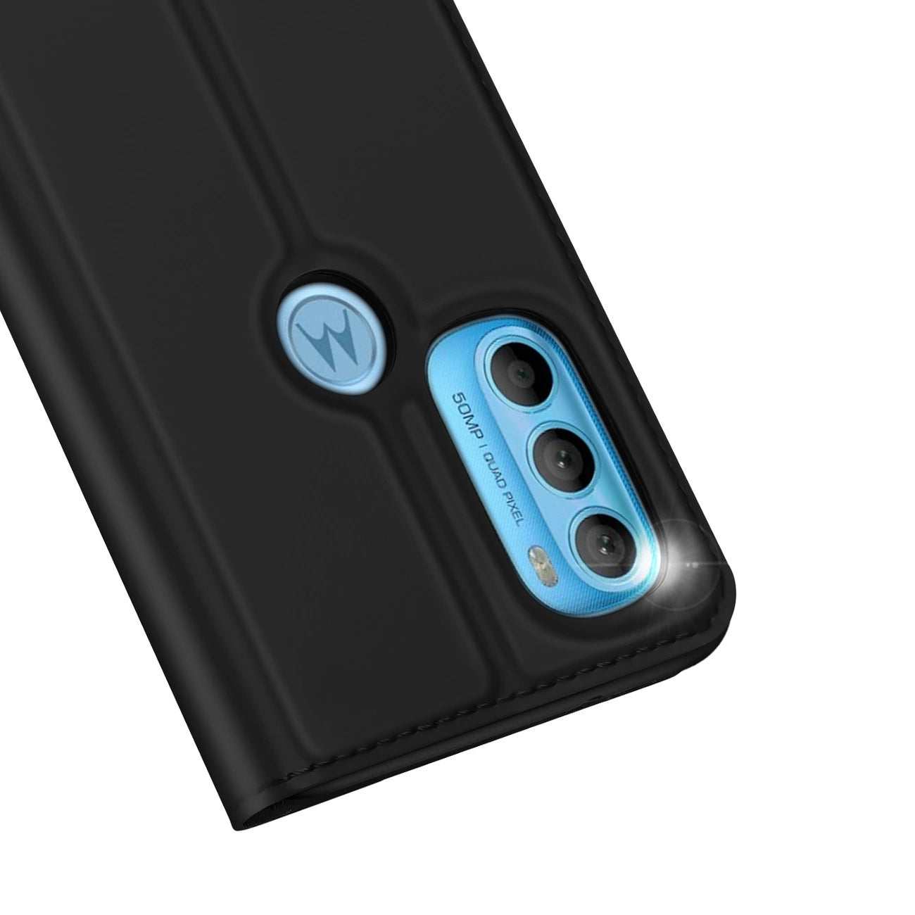 Dux Ducis Skin Pro Holster Case Cover with Flap Motorola Moto G71 5G black_2