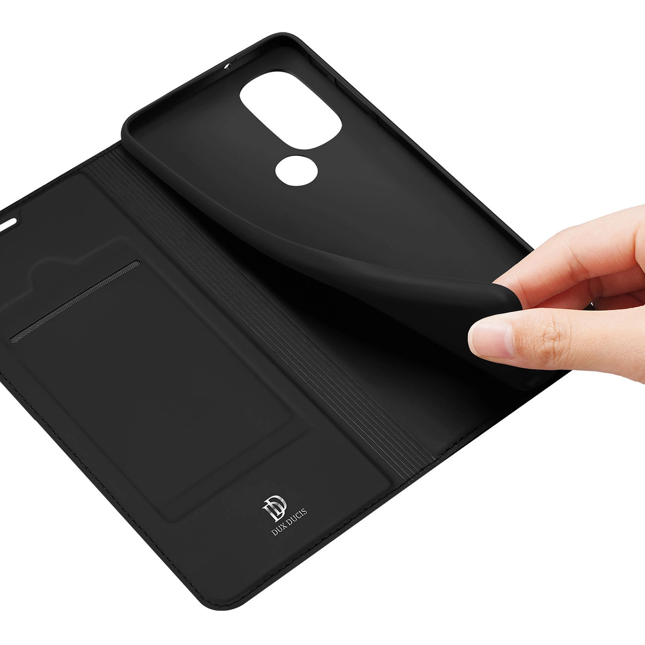 Dux Ducis Skin Pro Holster Case Cover with Flap Motorola Moto G71 5G black_6