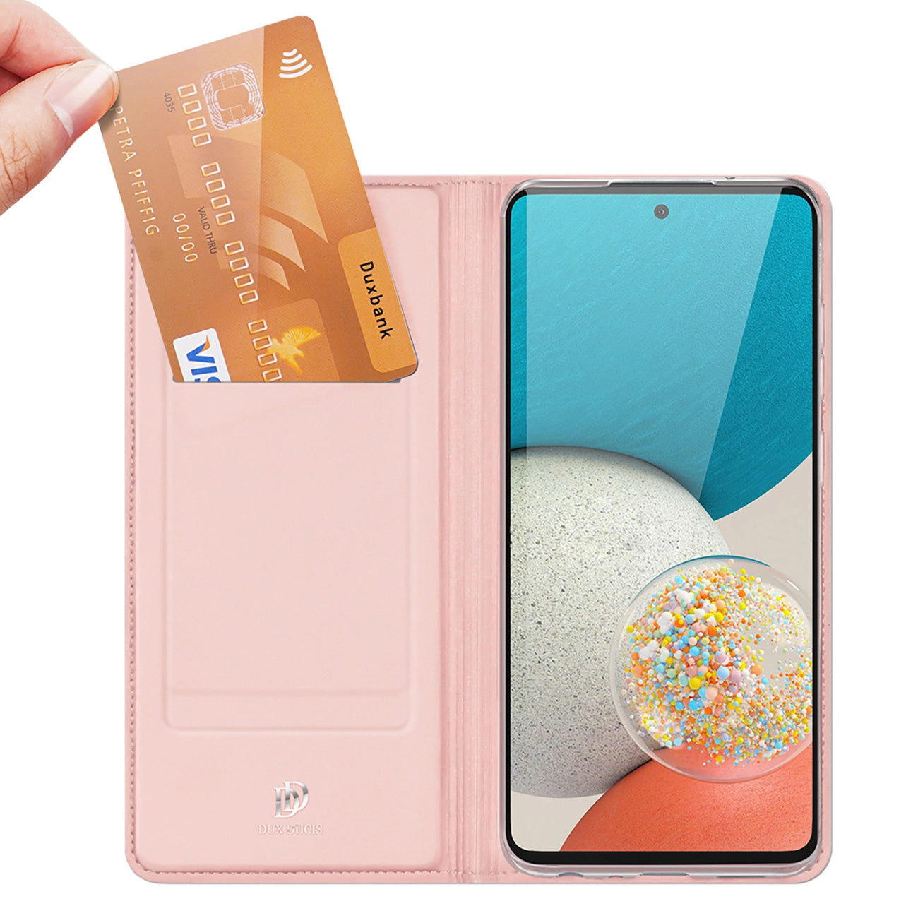 Dux Ducis Skin Pro Holster Cover for Samsung Galaxy A73 pink_1