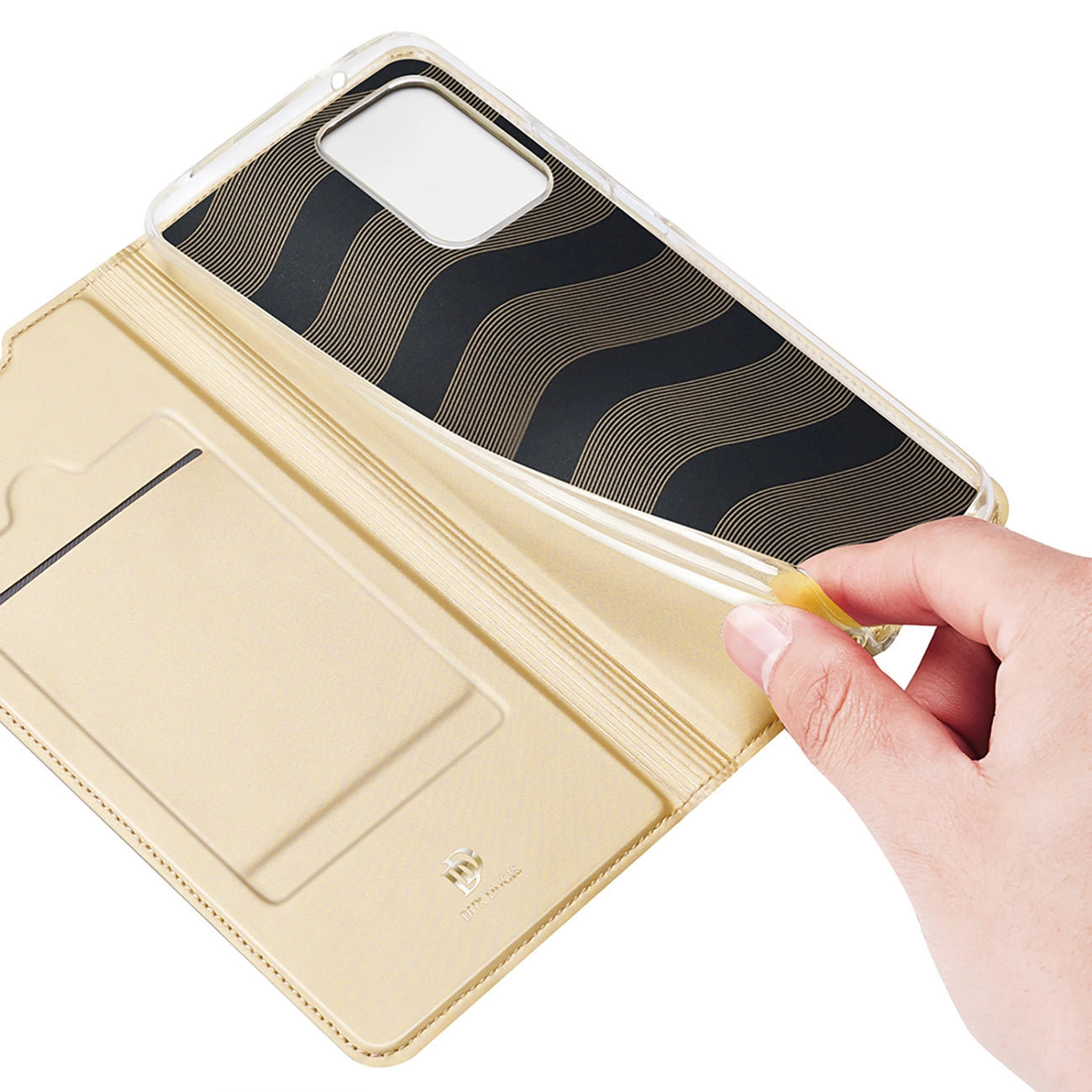 Dux Ducis Skin Pro Holster Cover Flip Cover for Samsung Galaxy A73 gold_7