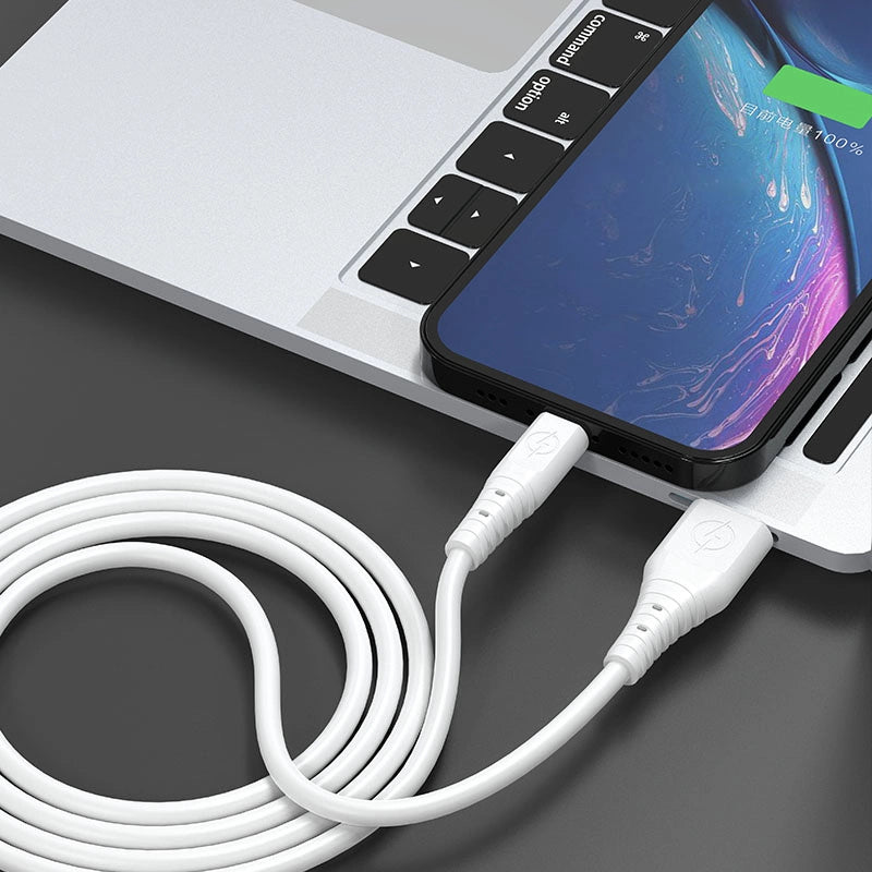 Dudao cable USB - USB Type C 6A cable 1 m white (TGL3T)_2