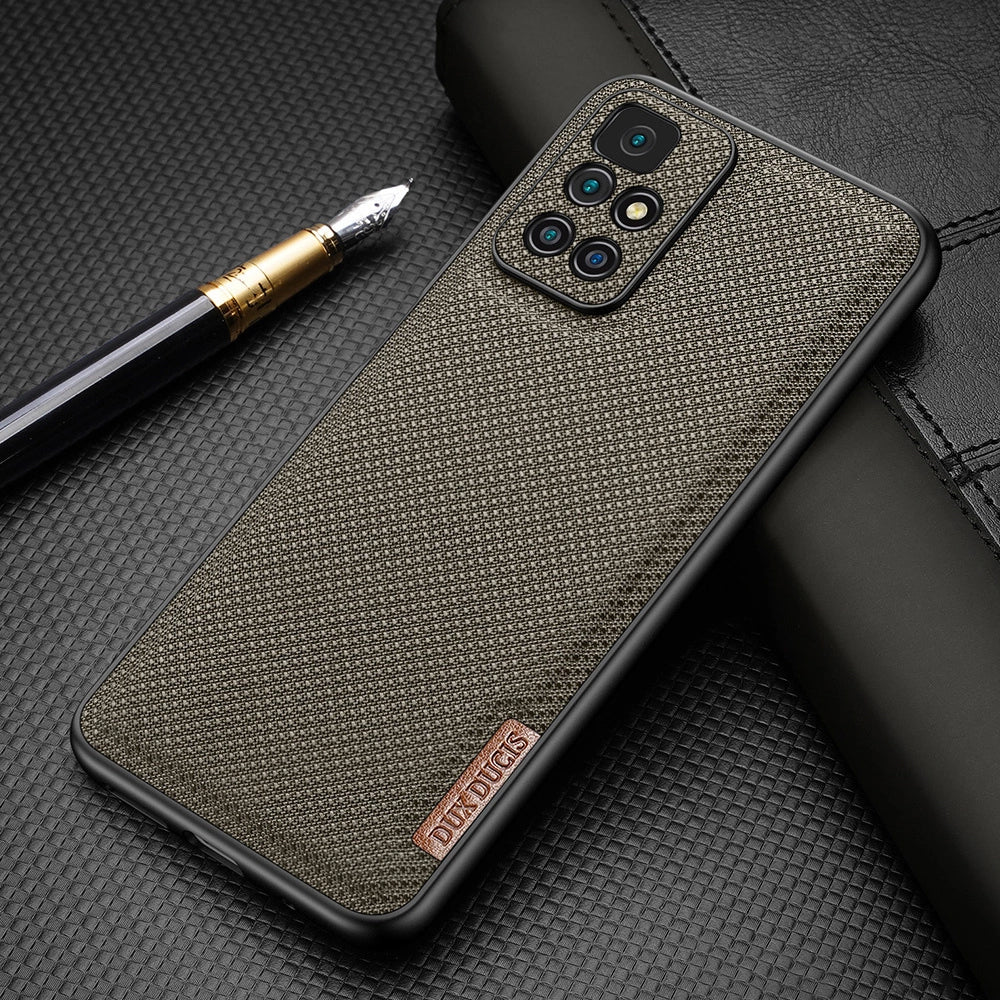 Dux Ducis Fino case cover covered with nylon material Xiaomi Redmi 10 blue_15