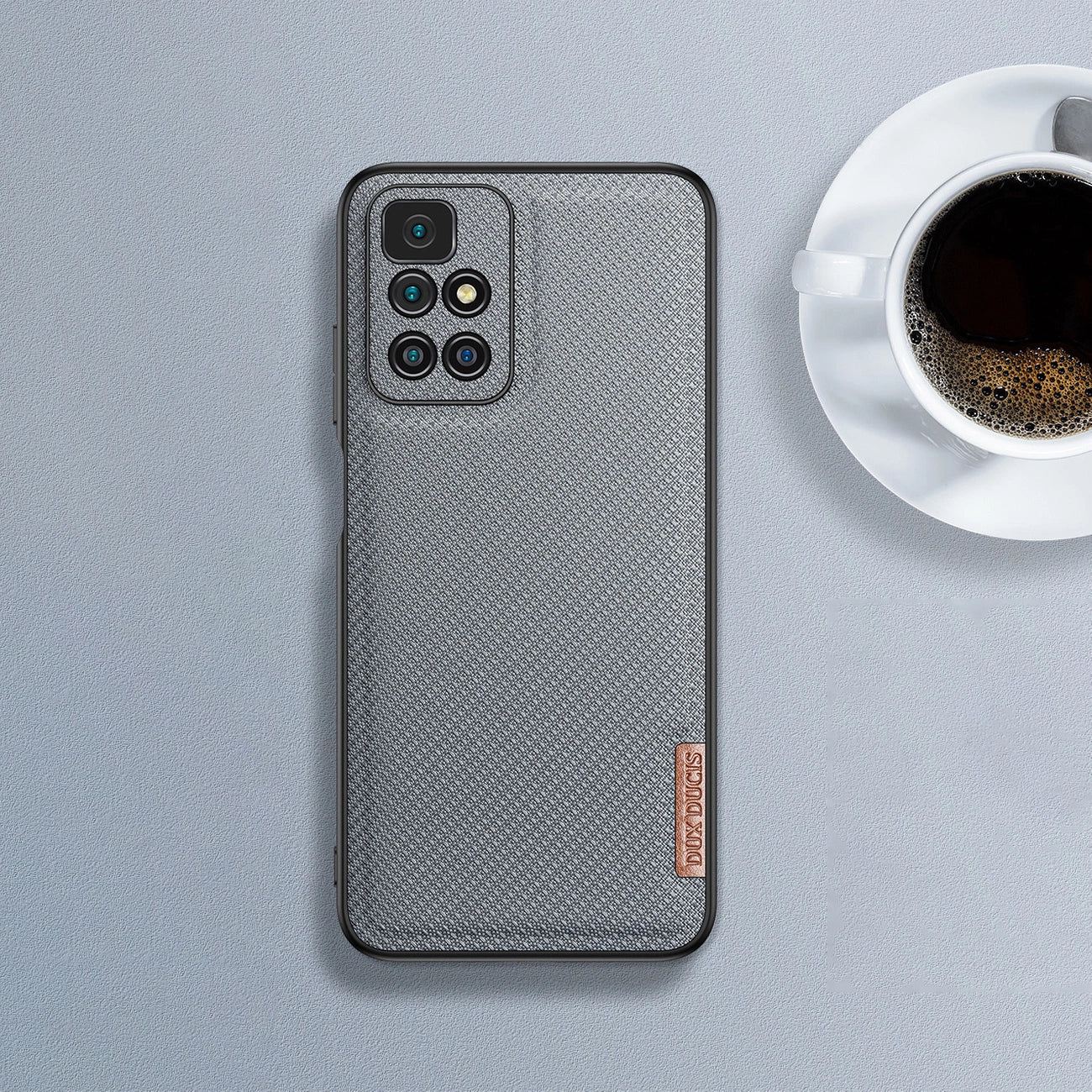 Dux Ducis Fino case cover covered with nylon material Xiaomi Redmi 10 blue_3