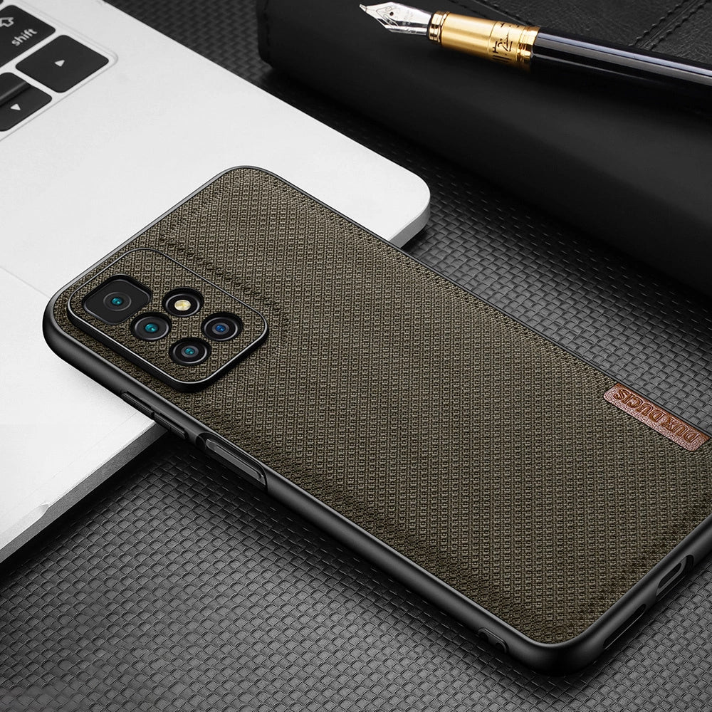 Dux Ducis Fino case cover covered with nylon material Xiaomi Redmi 10 blue_5